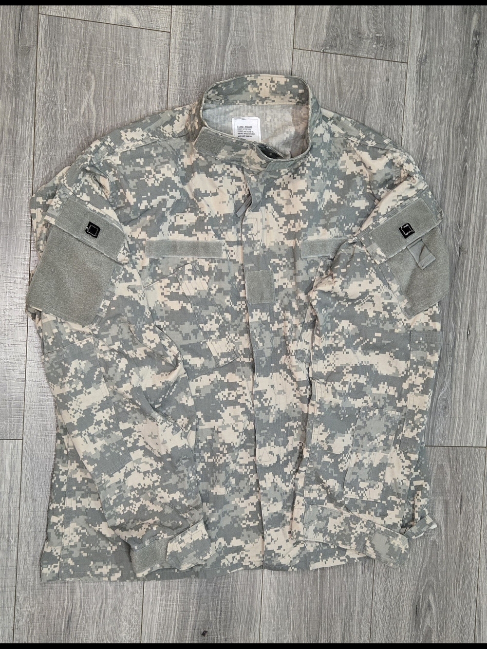 US Army ACU UCP Digital Camo Combat  Jacket XL Regular NSN 8415-01-519-8613 #392